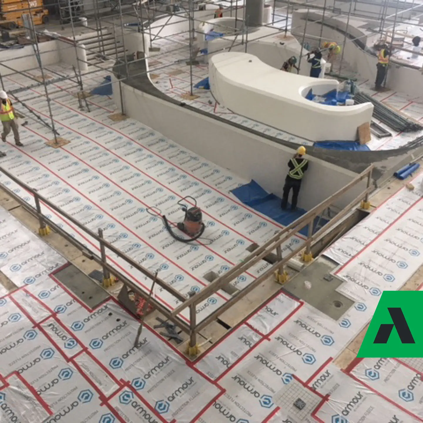 Bird Construction using Axiom Temporary Surface Protection