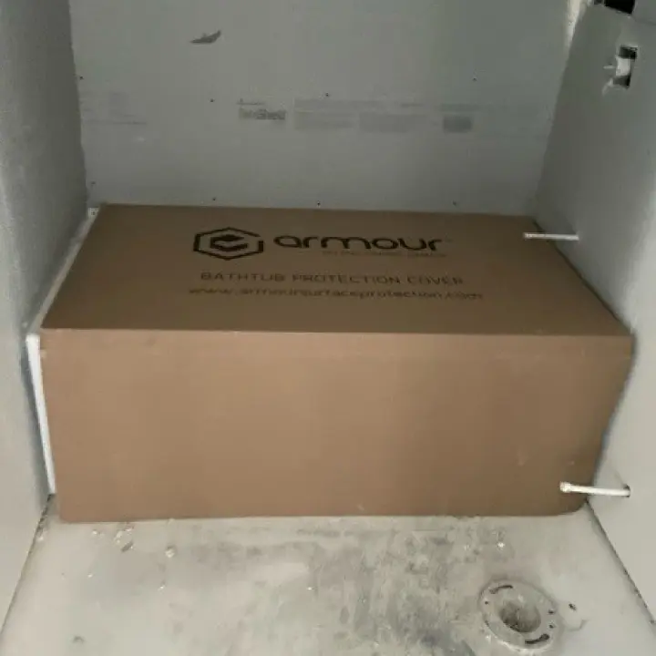 Armour Bathtub Protection Cover - The Most Effective Way To Protect A Bathtub From Construction Damage