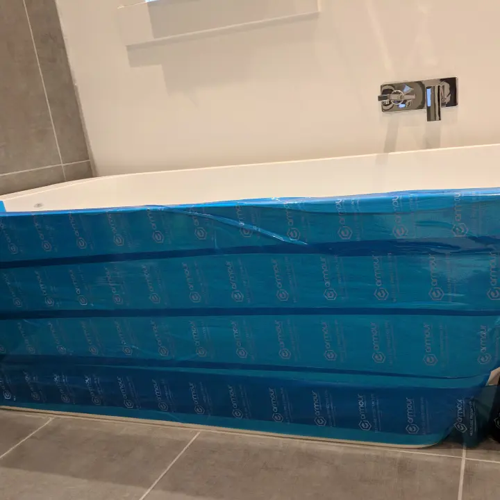 Armour Multi-Use Protection Tape - The Most Effective Way To Protect A Bathtub From Construction Damage