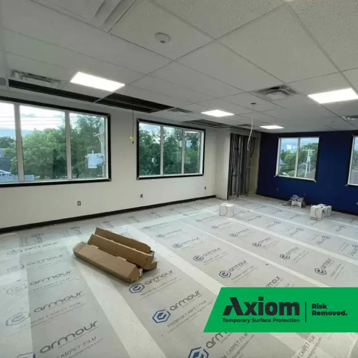 Image of Armour Premium Carpet Film for protection film blog by Axiom, supplier to Canada/ North America construction professionals