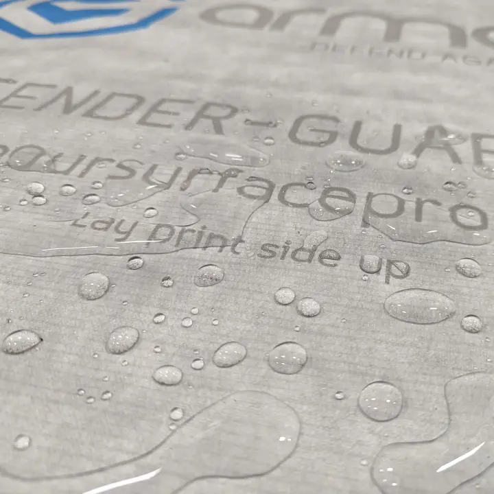 Image of Armour Defender-Guard Lite waterproof for jobsite floor protection blog by Axiom, supplier to Canada/ North America construction professionals