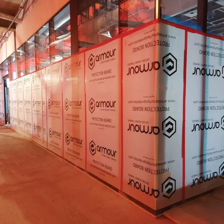 Image of Armour Protection Board - Translucent for jobsite window protection blog by Axiom, supplier to Canada/ North America construction professionals