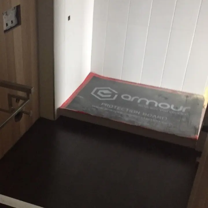 Armour Protection Board - Black - Shower Protection
