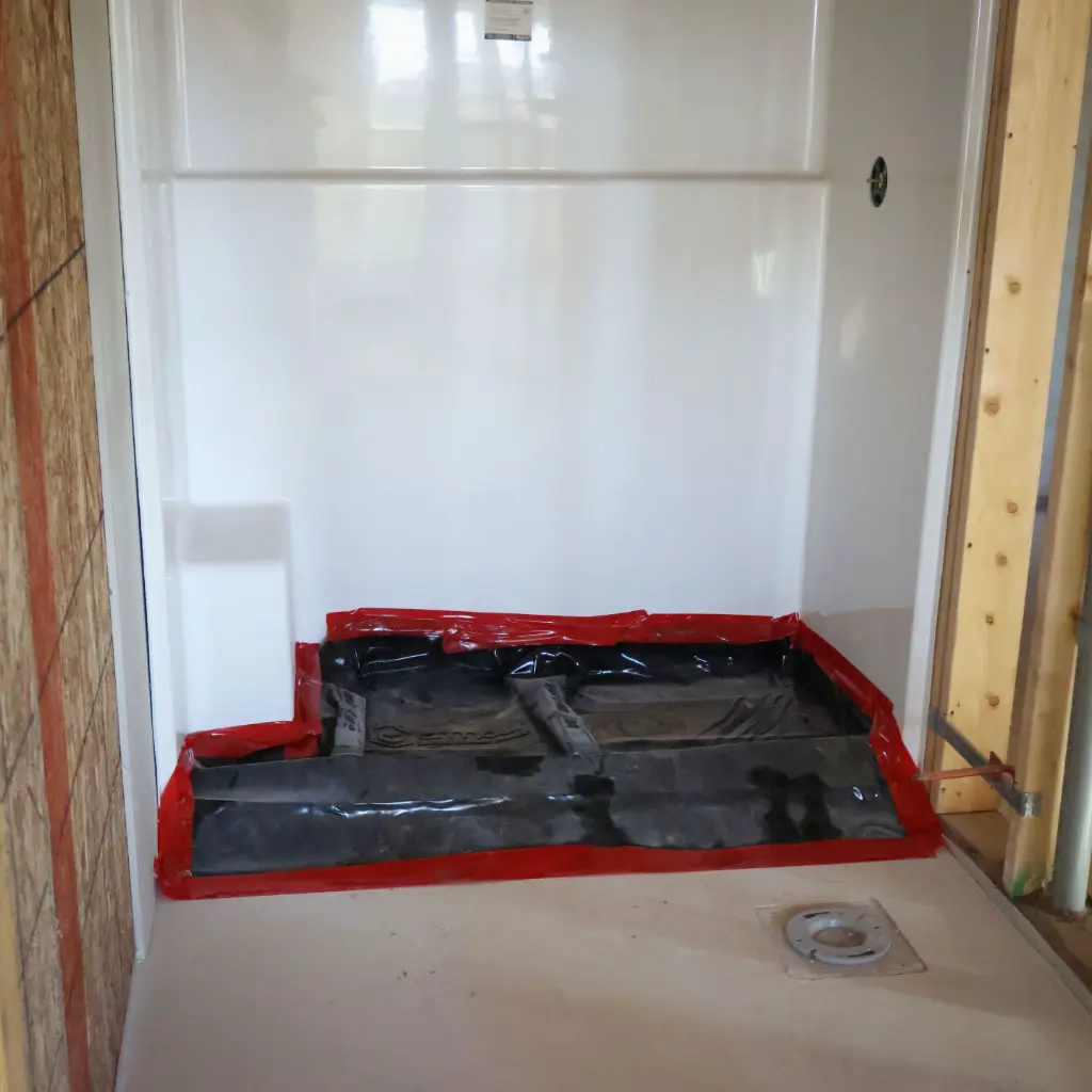 Armour Shower Protection Liner In Use.webp