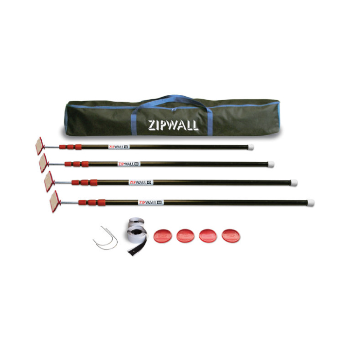 ZIPWALL KIT - 10FT - Axiom | Temporary Surface Protection