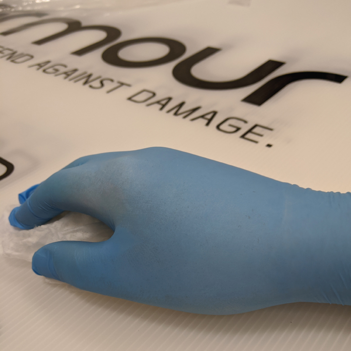 Armour Protection Board - White (easy to clean)