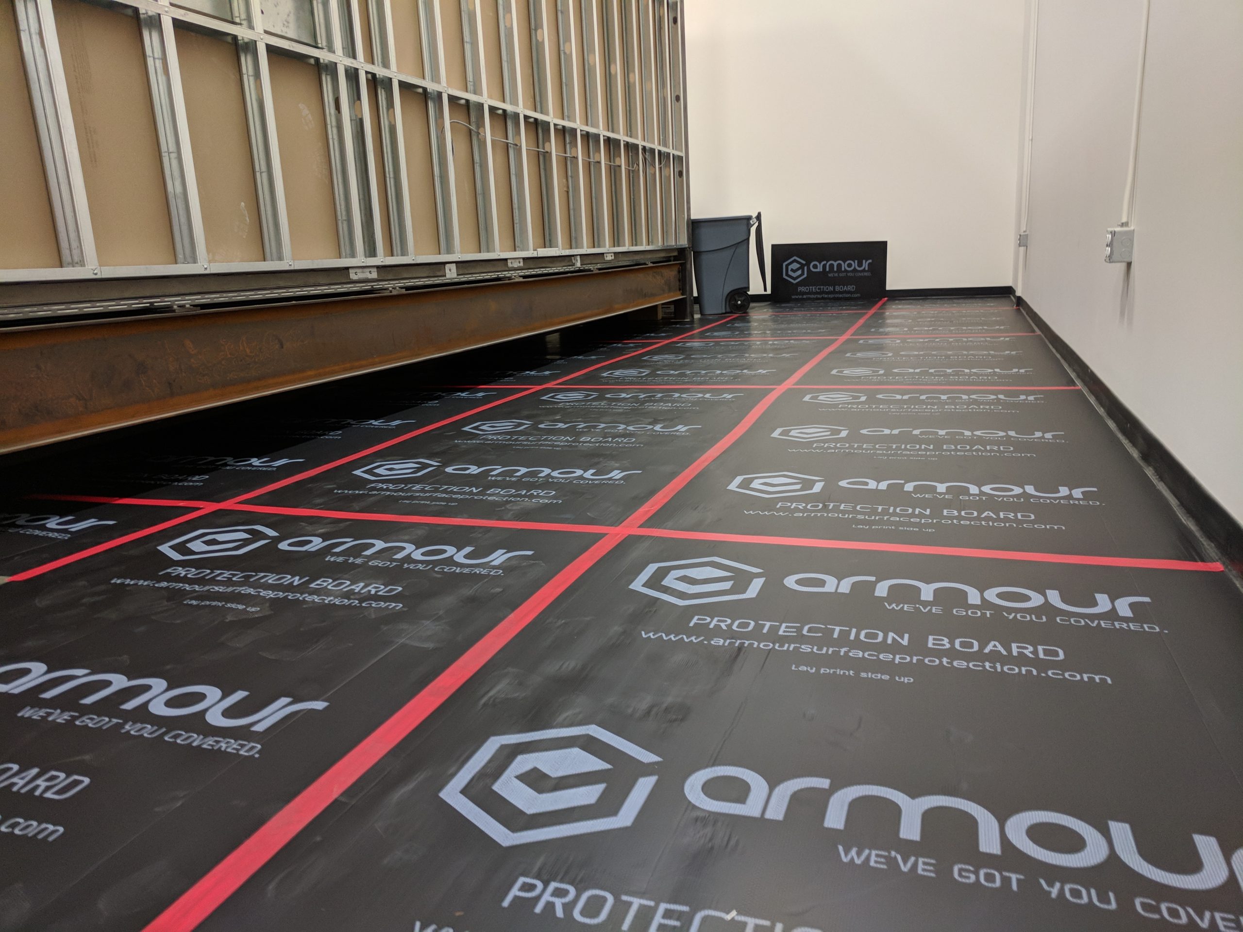 Armour Protection Board Black - In Use