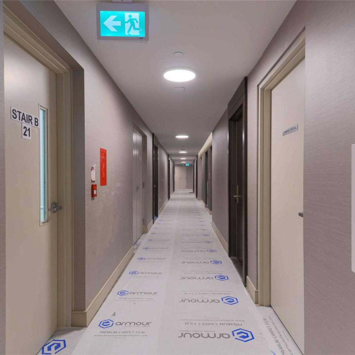 Axiom Temporary Surface Protection In Use