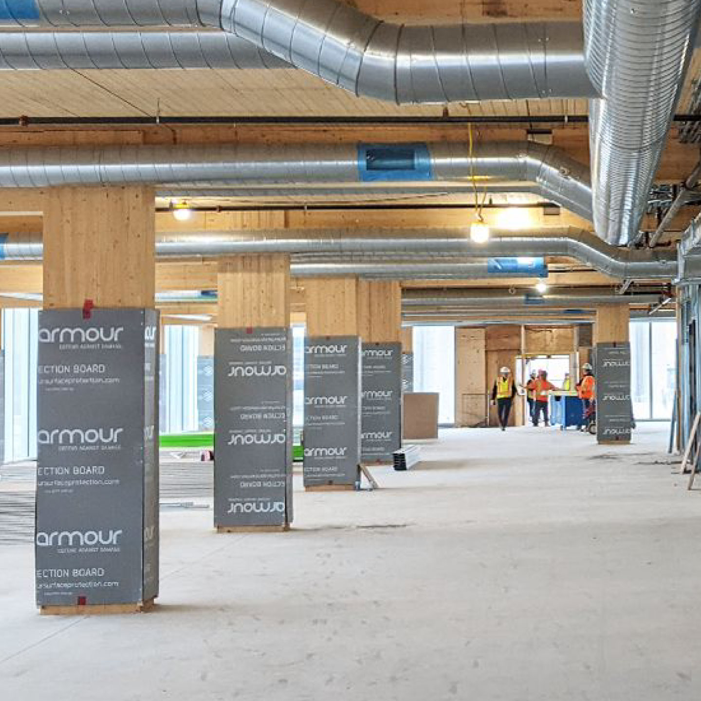 Armour Protection Board - Grey Column Protection