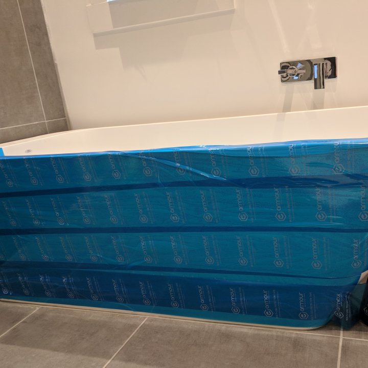 Armour Multi-Use Protection Tape - The Most Effective Way To Protect A Bathtub From Construction Damage