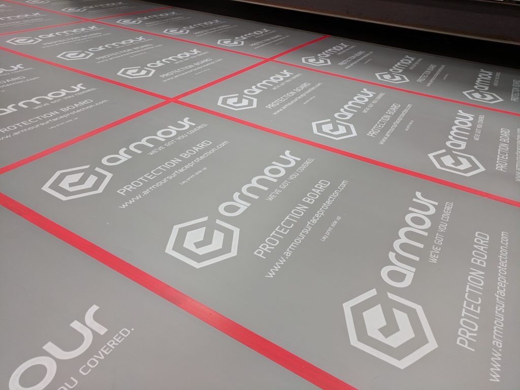 Image of Armour Protection Board - Grey for Axiom jobsite protection board blog for Canada/ North America construction professionals