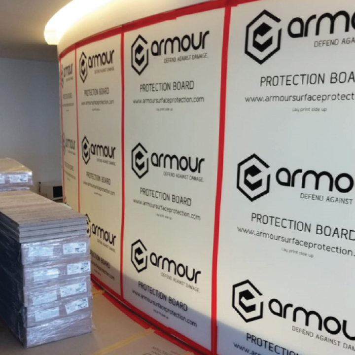 Defend and Deliver: Optimizing Construction Projects with Temporary Surface Protection - Armour Protection Board - Translucent Glass Protection