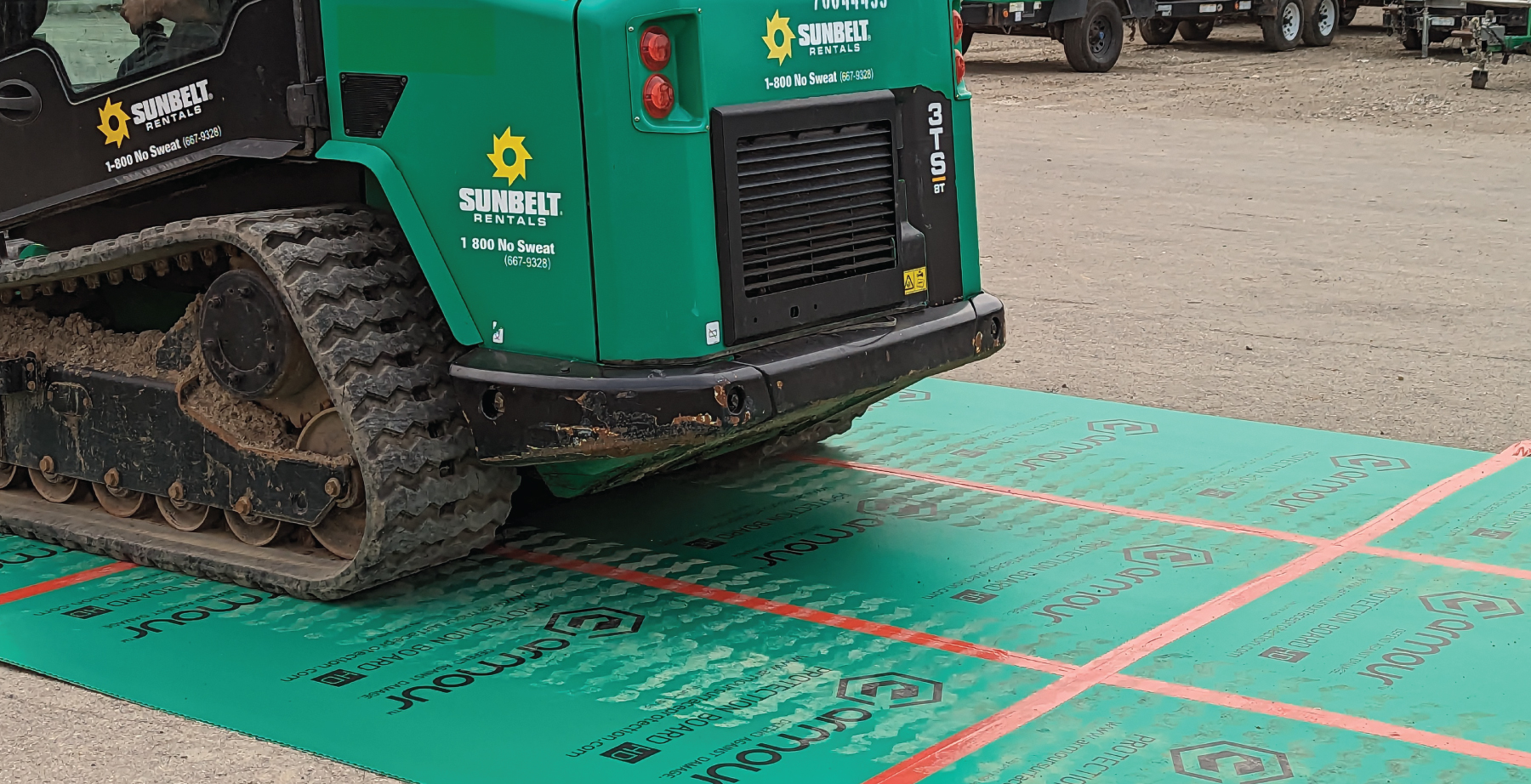 Armour Protection Board - Green HD for Fall and Winter weather temporary surface protection blog for Canada and USA