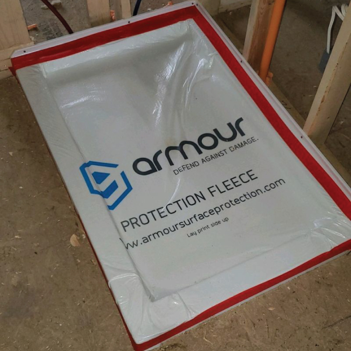 Armour Protection Fleece - A Guide to Protecting Showers during Construction
