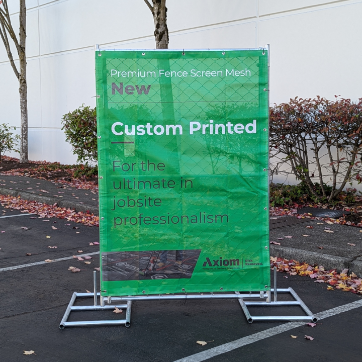 Custom Printed Fence Mesh