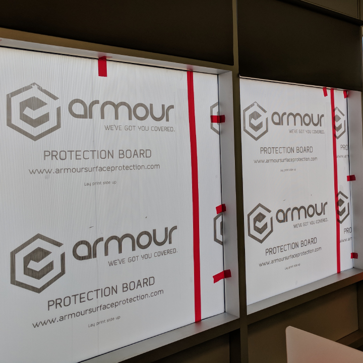 Armour Protection Board - Translucent in use